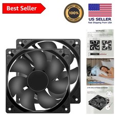 Durable 2-Pack of 12V DC Cooling Fans – 73 CFM Airflow, Perfect for Any Device picture