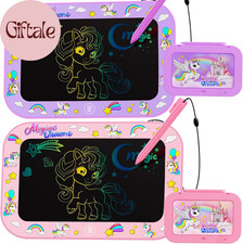 2 Pack LCD Writing Tablet for Kids,10Inch Colorful Reusable Electronic Toddler D picture