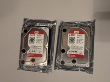 2x Western Digital WD Red 2TB SATA NASware 3.5