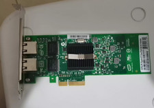 Intel Gigabit Et Dual Port RJ-45 1GbE Server Adapter  E1G42ETBLK w Full Profile picture