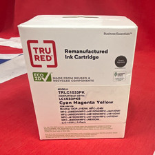 TRU RED TRLC1033PK Cyan/Magenta/Yellow Ink Cartridge 3-Pack picture