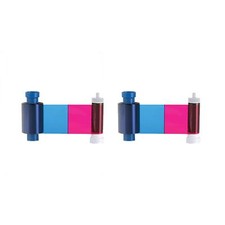 Bodno 2 x Magicard Pronto 100 Printer MD100YMCKO Color Ribbon -YMCKO -100 Prints picture