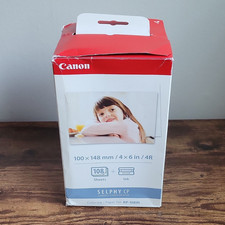Canon KP-108IN SELPHY CP Glossy 4x6 Photo Paper & Color Ink Set 108 Sheets picture