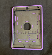 Purple/Black Plastic Rugged Tablet Case Cover. About 7.5W/10.25L. picture
