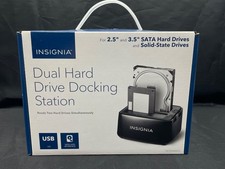 Insignia Dual Hard Drive Docking Station-USB 3.0 NEW in box picture