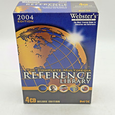 Webster's The Complete Multimedia Reference Library - 4 CD  (2004) picture