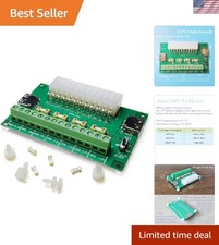 PSU ATX Breakout Board Benchtop 12V 5V 3.3V DIY Power Splitter with Fuses picture