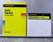 EARLY GAMES COMMODORE 64 5 1/4 DISK COMPLETE BOX MANUAL SPRINGBOARD SOFTWARE picture