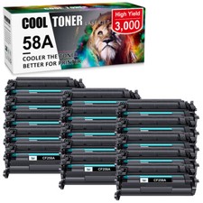 15x No Chip CF258A 58A Toner Compatible with HP LaserJet Pro M404dn M428 M428fdw picture