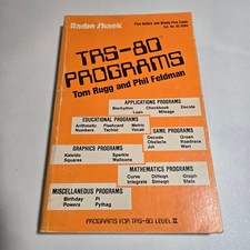 TRS-80 Programs by Tom Rugg & Phil Feldman 1980 1st ed Vintage Computing Ex-Lib picture