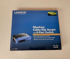 Brand New Genuine Factory Sealed Linksys BEFSR41 4-Port 10/100 Wired Router picture