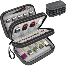3-Layer USB Flash Drive Case, Holds 24 Drives and 10 SD Cards Grey picture
