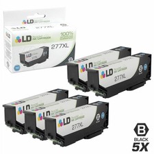 LD 5pk Black Replacement Ink Cartridge for Epson 277 XL 277XL T277XL120 XP-850 picture