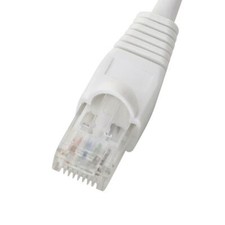  Cat6 PLENUM Patch Cable 300FT WHITE RJ45 CONNECTORS INSTALLED MADE IN USA CAT5E picture