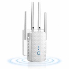 WiFi Extender Signal Booster: 2026 Upgraded Repeater for Home White picture