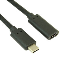 3Ft USB 3.2 Gen 2 Type-C Male to Female EXTENSION Cable  10 Gbps Black picture