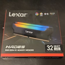Lexar Hades RGB DDR4-3200 32GB (2x16GB) UDIMM OC Memory LD4BU016G-R3200UDLH picture