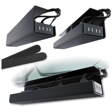 Desk Cable Management Solution, Easy Install, 2-Pack picture
