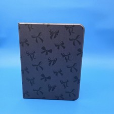 Ipad 11th  A16, ipad 10th generation Black Bow Pattern tablet case  picture