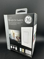GE 3-Way Smart EZ ADD-ON Switch White/Almond Rocker 15A Bluetooth Zigbee Z-Wave  picture