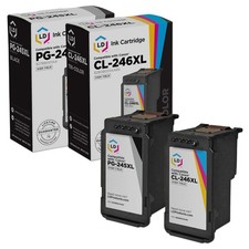 LD Reman Canon PG-245XL Black & CL-246XL Color HY Ink Cartridges picture