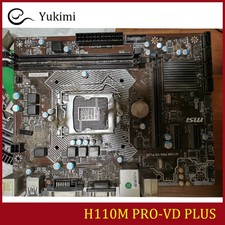 FOR MSI H110M PRO-VD PLUS DDR4*2 LGA1151 VGA DVI-D 32GB Micro-ATX Ｍotherboard picture