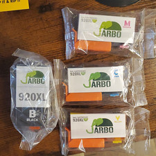 JARBO 920XL High Yield Compatible Ink Cartridges Set for HP Inkjet CMYK picture