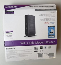 Netgear C3000-100NAS N300 DOCSIS 3.0 WiFi Cable Modem Router Time Warner/Xfinity picture