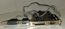 DFI DIO-500 ISA Multi I/O Card 2 Serial Parallel Game Port +Cables IBM PC XT AT picture