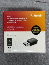 Belkin N300 F7D2102 High Performance Compact WiFi USB Adapter 300Mbps picture