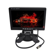 7 Inch TFT Color LCD Car Rear View Camera Monitor Rotating Screen 2 AV Inputs picture