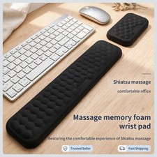 Keyboard & Mouse Wrist Rest Pad Set-Gel Support Cushion with Memory Foam Comfort picture