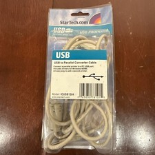 Startech ICUSB1284 6 FT USB Parallel Printer Adapter Cable Centronics Male 1284 picture