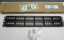 New Panduit NetKey 48-Port 2U Modular Keystone Patch Panels, Snap-In Face Plates picture