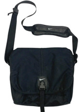 Nike Cordura Laptop Messenger Bag Black Nylon Blend Shoulder Crossbody picture