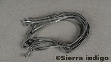 Job Lot of 10 x Black Standard PC SATA Drive Cables 45cm Long Straight-90degree picture