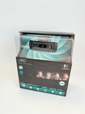 Logitech HD Pro Webcam C910 Black Full HD 1080 10MP Photos New Sealed picture