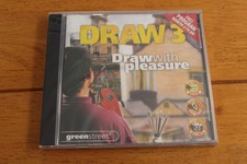Vintage Greenstreet Draw 3 PC CD-ROM Art Drawing Software Program 2000 Sealed picture