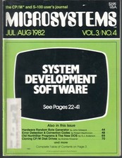 Microsystems CP/M and S-100 Users Journal Magazine Vol 3 No 4 July August 1984 picture