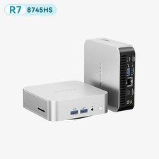 GEEKOM A8 Mini PC AMD Ryzen 7 8745HS NO RAM NO STORAGE Barebones - 1yr Warranty picture