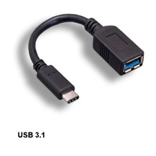 10PCS USB 3.1 Type C Male to Type A Female Adapter 5G 3A Data Charge for PC picture