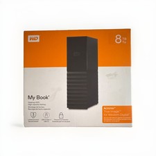 WD My Book 8TB — Desktop External HDD – USB 3.0 PC/Mac Black • BRAND NEW SEALED picture