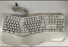 Vintage PC Concepts Model SK-6000 Mechanical Ergonomic IBM PS/2 Pin Keyboard picture