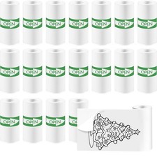 18 Rolls Mini Thermal Printer Sticker Paper, High-Contrast Sticker Paper picture