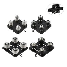 2020 2040 Mini V Gantry Plate Kit with 4PCS V Wheels Fit for 20 Series Profiles picture