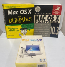Lot of 3 MAC OS X Training Books + MAC TUNEUP (FC211-2Q877 picture