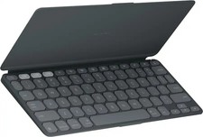 Logitech Keys-To-Go 2 Slim Portable BT Keyboard for iPad- Graphite - VG picture