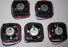 5 x Delta 40 mm - 5 V Fan - 5000 RPM - Delta AFB0405LD - 5V DC - 5.6 CFM - 25 dB picture