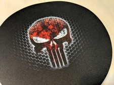 MARVEL COMICS Punisher LOGO  Blood red chest emblem MOUSE PAD 8.75