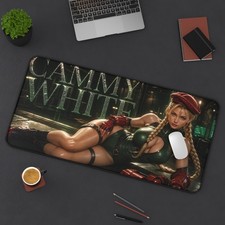 Street Fighter Cammy Mouse Pad, Extended Gaming Desk Mat, XXL Pad picture